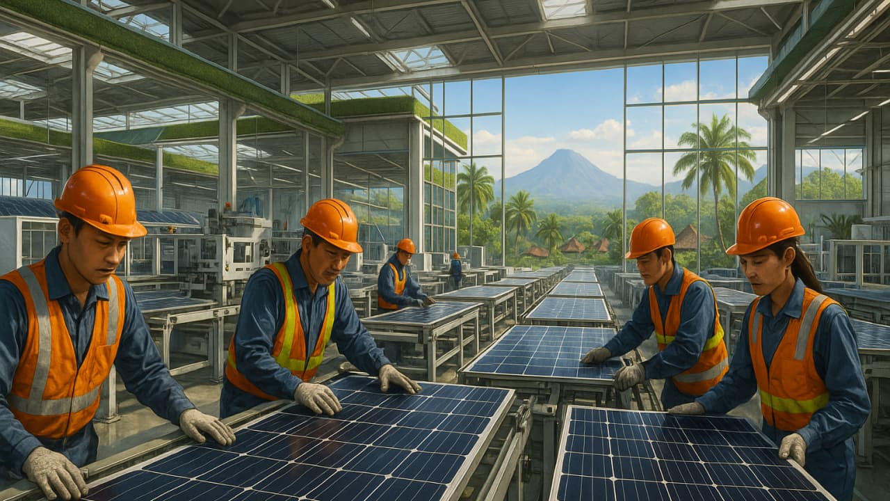 panel surya longi
