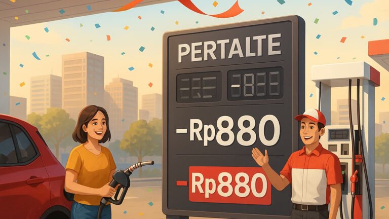 Harga BBM Resmi Turun Nasional, Pertalite dan Pertamax Turun Rp880