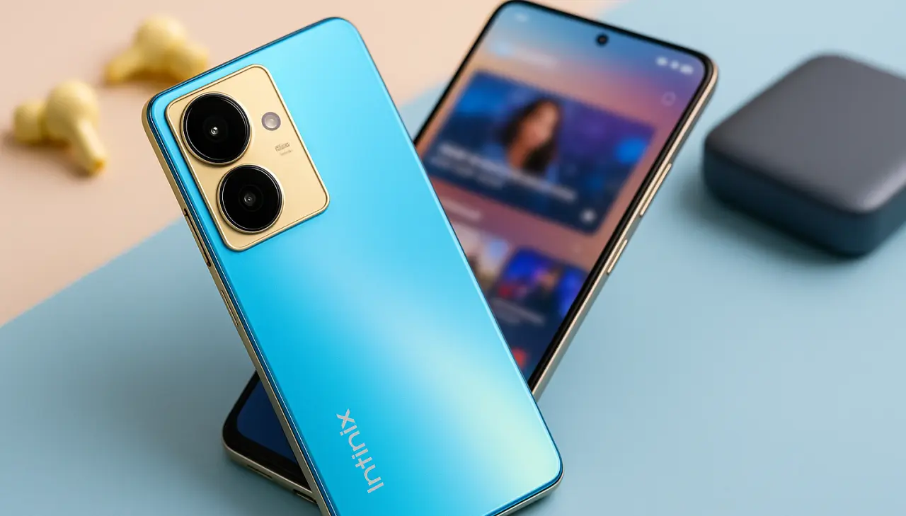 Infinix Hot 60 5G Terbaru 2025 Rp2 Jutaan Baterai Awet 5200mAh, Layar Smooth 120Hz, Kamera Tajam 50MP, Chipset Gahar Dimensity 7020 dan AI Pintar