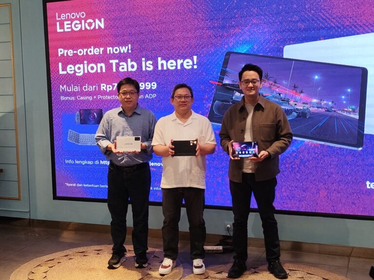 Lenovo Luncurkan Legion Tab 3, Tablet Gaming Pertama di RI