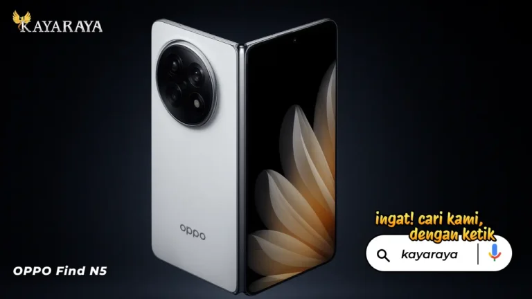 Foldable Tipis 8,93 mm! OPPO Find N5 Hadir dengan Desain Premium & Fitur Lengkap