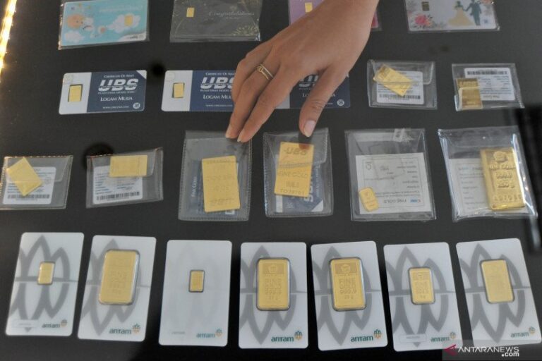 Emas UBS dan Galeri24 Anjlok Menjelang Akhir Tahun