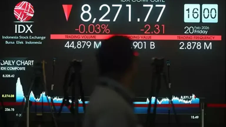 IHSG Hari Ini Melemah, Indeks Saham Turun Mendekati 8.200