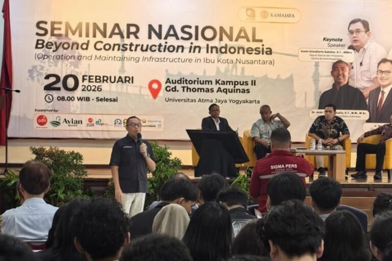 Seminar Konstruksi KAMAJAYA Bahas Kurangnya Pengoperasian Infrastruktur
