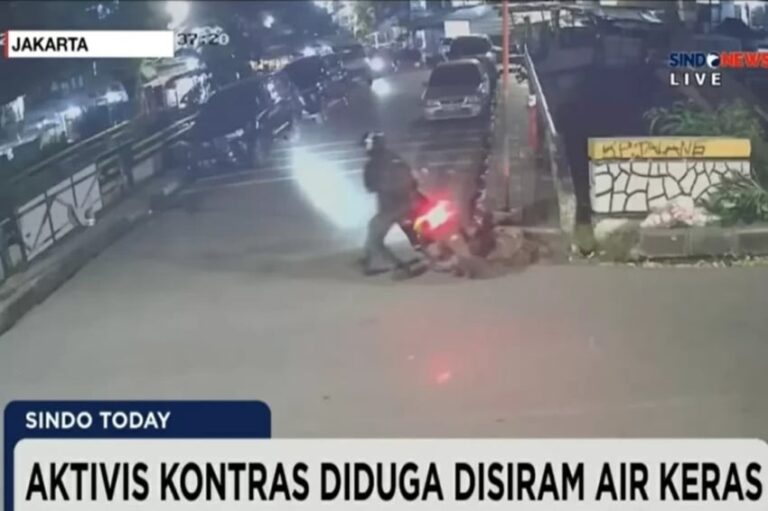 Polri Bentuk Tim Khusus Selidiki Penyiraman Air Keras Aktivis